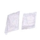 2pcs Natural Transparent White Crystal Mineral Stone Specimen Home Ornaments