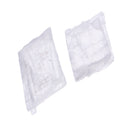 2pcs Natural Transparent White Crystal Mineral Stone Specimen Home Ornaments