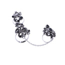 Charm Diamante Three Fingers Ring Vintage Fashion Ring Women Jewelry Gift