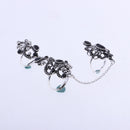 Charm Diamante Three Fingers Ring Vintage Fashion Ring Women Jewelry Gift