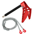 Metal Heavy Winch Anchor w/ 80cm Trailer Chains for 1/10 RC Crawler Car Spare Parts