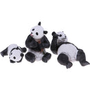Model Panda Static Model Panda Family Toy for Children,Desk Decoration Display and Collection