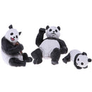 Model Panda Static Model Panda Family Toy for Children,Desk Decoration Display and Collection