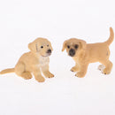 4pcs Lifelike Dog Model, Pet Animal Figurines, Kids Toy Desktop Ornaments