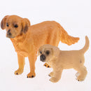 4pcs Lifelike Dog Model, Pet Animal Figurines, Kids Toy Desktop Ornaments