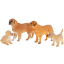 4pcs Lifelike Dog Model, Pet Animal Figurines, Kids Toy Desktop Ornaments