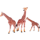 Model Simulation Giraffe Figure Toy Playset Include Giraffe Mother,Giraffe Dad and Giraffe Baby