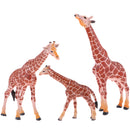 Model Simulation Giraffe Figure Toy Playset Include Giraffe Mother,Giraffe Dad and Giraffe Baby