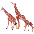 Model Simulation Giraffe Figure Toy Playset Include Giraffe Mother,Giraffe Dad and Giraffe Baby