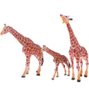 Model Simulation Giraffe Figure Toy Playset Include Giraffe Mother,Giraffe Dad and Giraffe Baby
