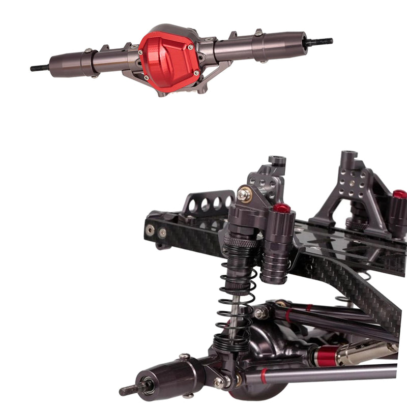 1/10 Scale RC Car Metal Rear Axle Bridge for AXIAL SCX10 D90 RC Vehicle Parts,Making Your Car Attractive