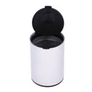 Cylinder Car Ashtray Cup Extinguishing Office Desktop Supply Novelty Silver