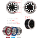 Pack Of 4 Pcs Rc Car Alloy Wheel Hub For 1/10 Scale Rc Crawler Axial Scx10 Scx10 Ii 90046 Traxxas Trx4 D90
