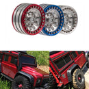 4 Pieces RC Car Wheel Hub(1.9inch),with 12 Round Holes For 1:10 Scale Axial Scx10 Scx10 Ii 90046 Traxxas Trx4 D90 Remote Control Car Turck