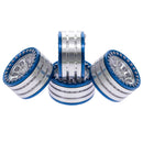 4 Pieces RC Car Wheel Hub(1.9inch),with 12 Round Holes For 1:10 Scale Axial Scx10 Scx10 Ii 90046 Traxxas Trx4 D90 Remote Control Car Turck