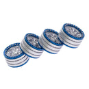 4 Pieces RC Car Wheel Hub(1.9inch),with 12 Round Holes For 1:10 Scale Axial Scx10 Scx10 Ii 90046 Traxxas Trx4 D90 Remote Control Car Turck
