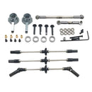Upgrade Bridge Axle Set for WPL B16 B36 Q60 1:16 RC Truck Car Steering Hub and
