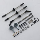 Upgrade Bridge Axle Set for WPL B16 B36 Q60 1:16 RC Truck Car Steering Hub and