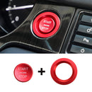 Car Start Button Carbon Engine Switch Cover Interior Moulding for Land Rover Discovery Sport 2015-2018