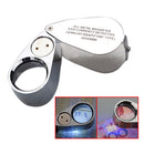 NEW 40X Metal Jeweller LED Microscope Magnifier Loupe  UV