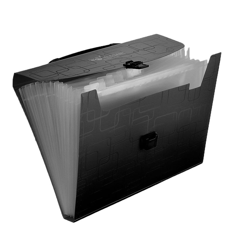 Kang Bai Feng F8879 A4 File Folder Organ Bag Multilayer File Bag Multi-functional Business Conference Document Holder Desktop Paper File Organizer