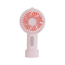 Well Star WT-F20 Mini Handheld Base Fan Rechargeable USB Fan with Lanyard 3 Gear Portable Desktop Cooling Fan for Home Office Outdoor