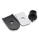 CNC Beveled Seat Bolt Tab Screw Mount Knob Cover For Harley Fatboy Road Softail