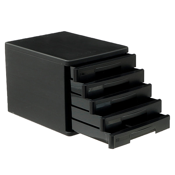 Deli 9773 File Cabinet Five-Storey File Cabinet Lock Plastic Desktop File Cabinet File Cabinet Drawer Cabinet Data Cabinet