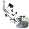 Stainless Steel Presser Foot Holder Replacement For Household Electric Sewing Machine