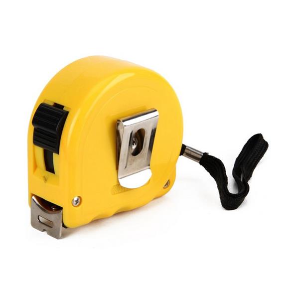 Deli 8211 Steel Tape Measure 7.5 Meters Straight Ruler Measuring Tool Shockproof Anti-skid Resistant Drop Tape