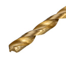 19pcs HSS 1-10mm Titanium Coated Twist Drill Bit Set Straight Shank Twist Drill for Metal Wood Drilling