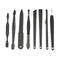 18 Pieces Manicure Pedicure Set Nail Care Clippers Scissors Cutter Tool Grooming Nail Clipper