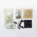 DIY bluetooth Canton Tower LED Light Cube Kit Remote Control Music Spectrum Electronic Kit