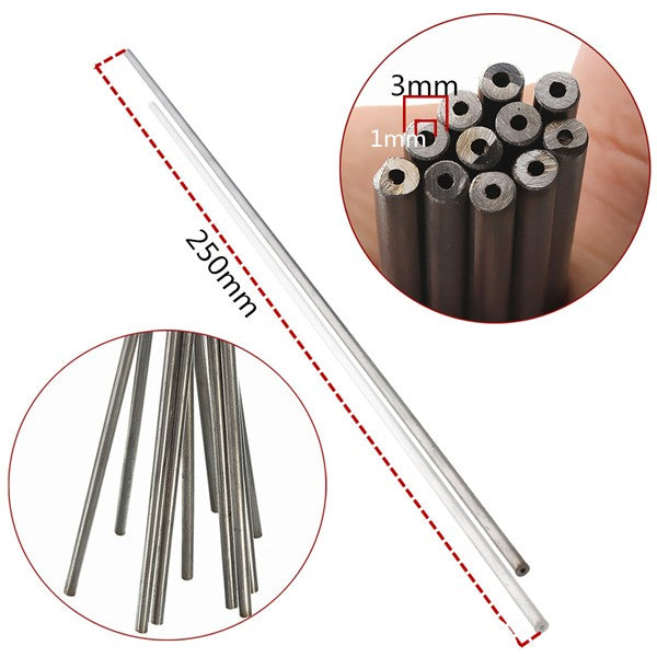 250mmx3mmx1mm Stainless Steel Capillary Tube Stainless Pipe