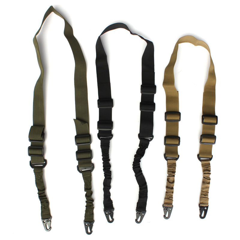 Two Point Sling Nylon Adjustable Hunting Waist Belt Strap With Buckle Hook