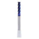 Drillpro 4 Flutes R0.5 Ball Nose Milling Cutter HRC60 Tungsten Carbide NACO Coated Milling Cutter CNC Tool