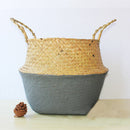 Flower Basket Storage Holder Flower Pot Laundry Organizer Bag Garden Decoration