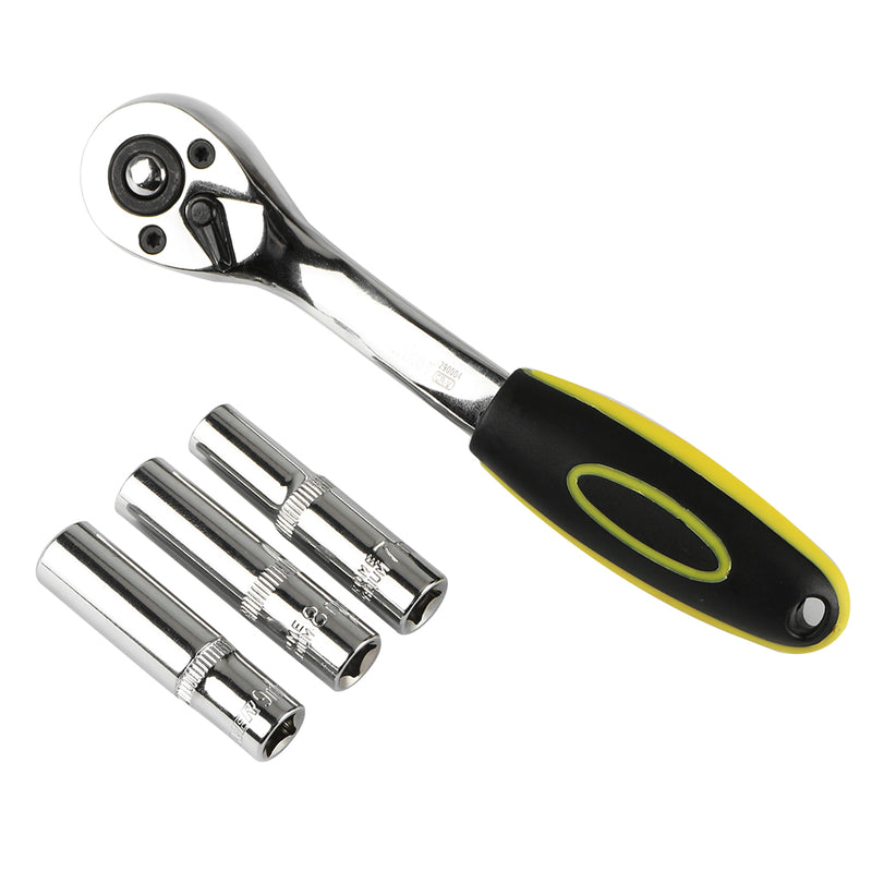 3pcs 7/8/9mm Hexagonal Sleeve + 1pcs Wrench + 1pcs Dual-purpose Nozzle Extruder Remove Disassembly Tool  for 3D Printer