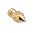 5PCS 1.75mm/0.5mm Copper MK8 Thread Extruder Nozzle For 3D Printer