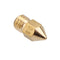 5PCS 1.75mm/0.5mm Copper MK8 Thread Extruder Nozzle For 3D Printer