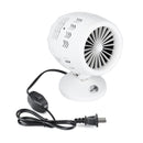 350W Mini Fan Heater Portable Electric Hot Warm Air Adjustable Temperature Fan Air Heater
