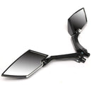 Motorcycle Rear View Side Mirrors Black Universal For Honda Yamaha Suzuki