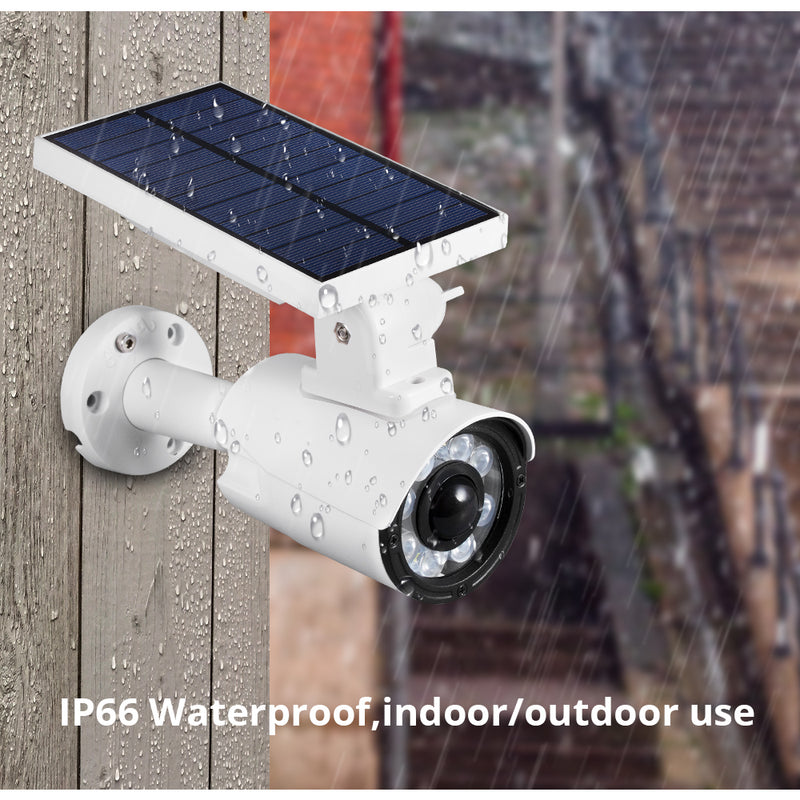 Solar Charging Waterproof IP66 8 LED Outdoor Garden Simulation Dummy Not Real Camera Villa Lawn Induction Street Wall Lamp Wall LED Night Light