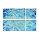 6Pcs/Set 3D Bathroom Anti-Slip Sticker Waterproof Bath Tub Murals Appliques Tread Decorations