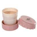 Wheat Telescopic Cup Portable Folding Cup Outdoor Camping Traveling Compression Cup