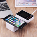 Bakeey Foldable Design QC3.0 4 USB Type C Wireless USB Charger Socket EU US UK With LCD Display