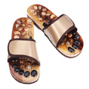 Foot Massager Non-slip Cobblestone Mat Men & Women Massage Slippers Shoes Moxibustion