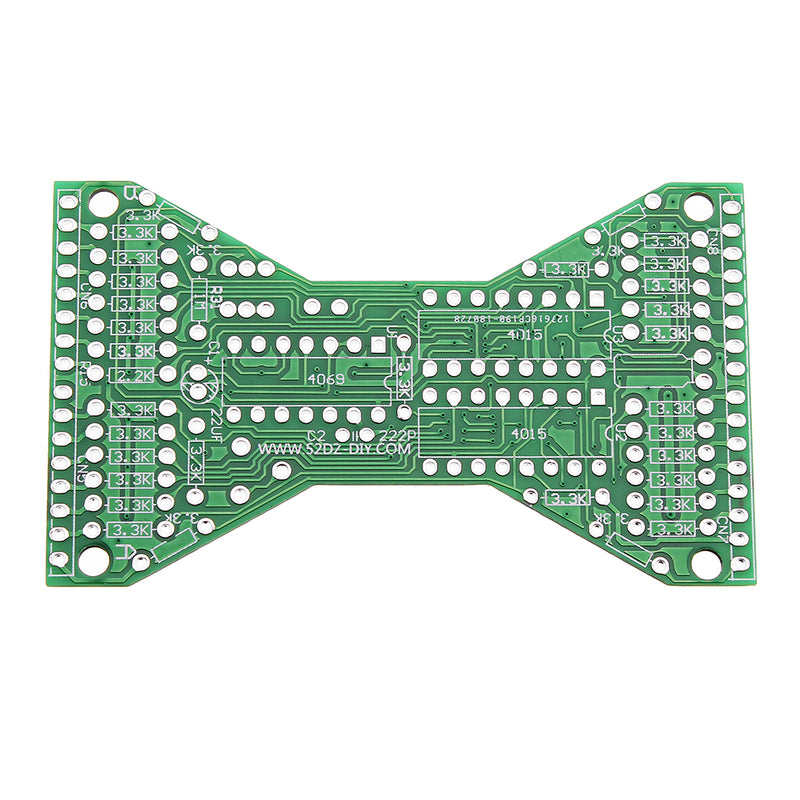 5pcs DC 5V Blue DIY LED Electronic Hourglass Kit Soldering Practice Spare Parts Module