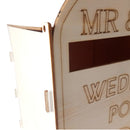 Wooden Wedding Mr Mrs Post Box Royal Mail Style For Cards Letters Gifts Message Decor Supplies