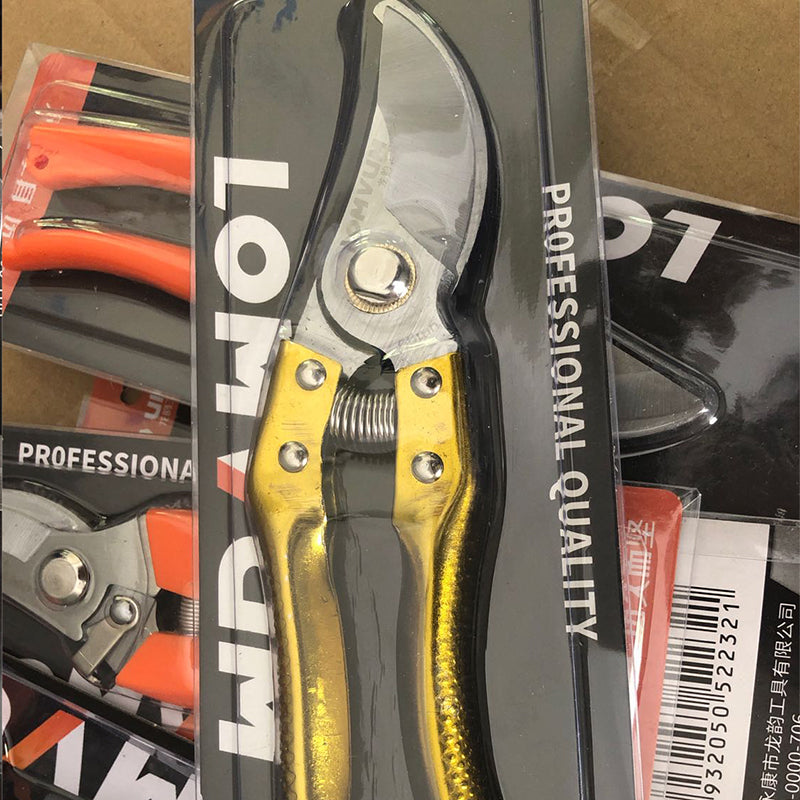 Gardening Grafting Scissors Tool Fruit Tree Pruning Shears Secateurs Steel Alloy Golden Cutter